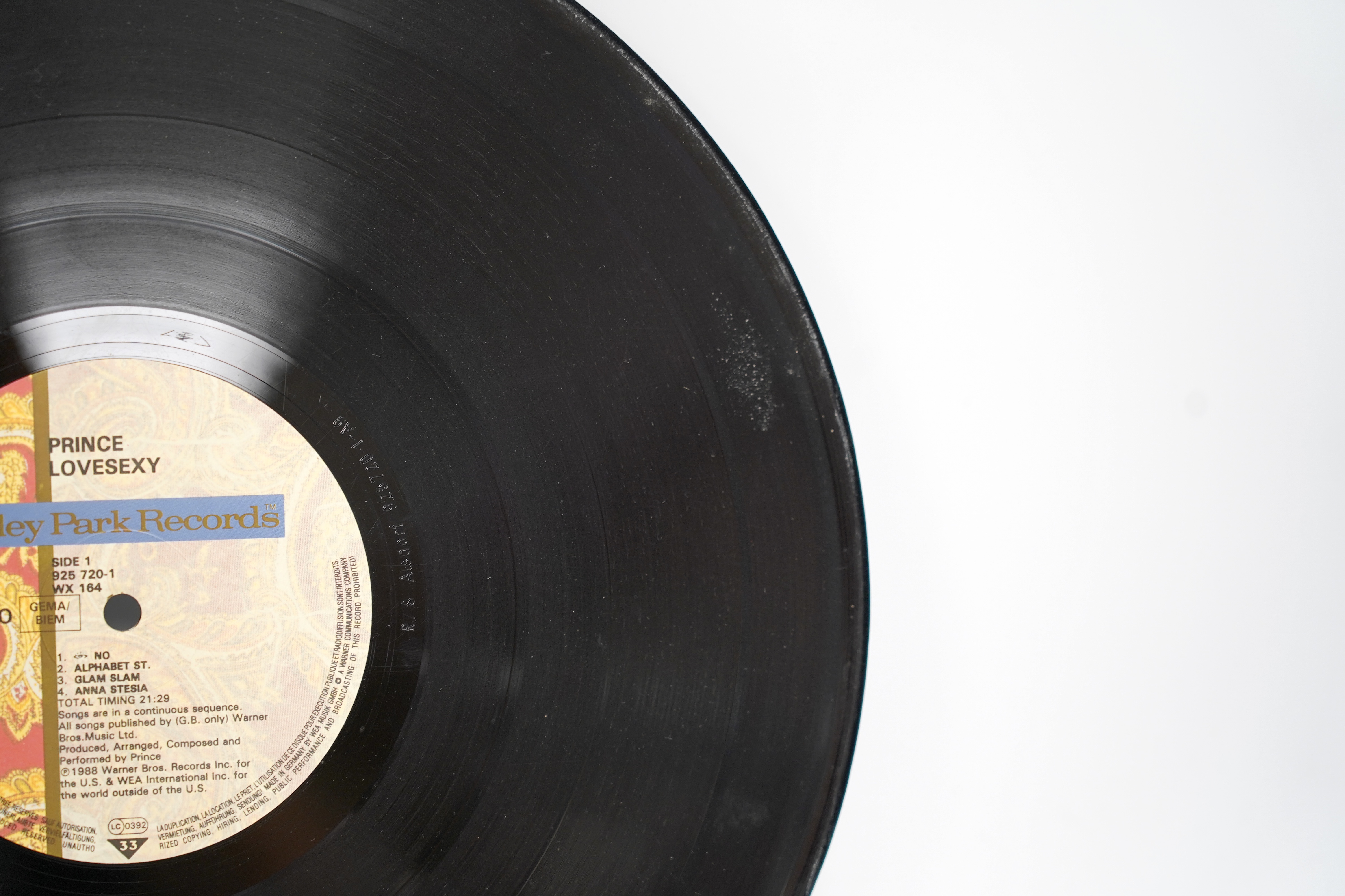 Seventy LP record albums, artists including; Chicken Shack, Massive Attack, Prince, Grace Jones, James Brown, Tom Waits, The Stranglers, Wings, Stevie Wonder, Lenny Kravitz, U2, UB40, Roxy Music, Bob Marley, Sting, Paul